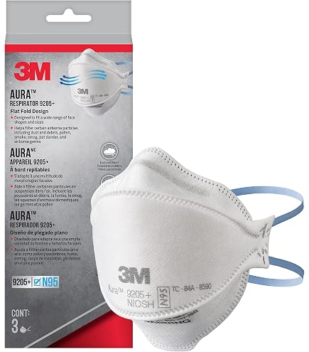 3M VFlex 9105 N95 Particulate Respirator: Amazon.com: Tools & Home